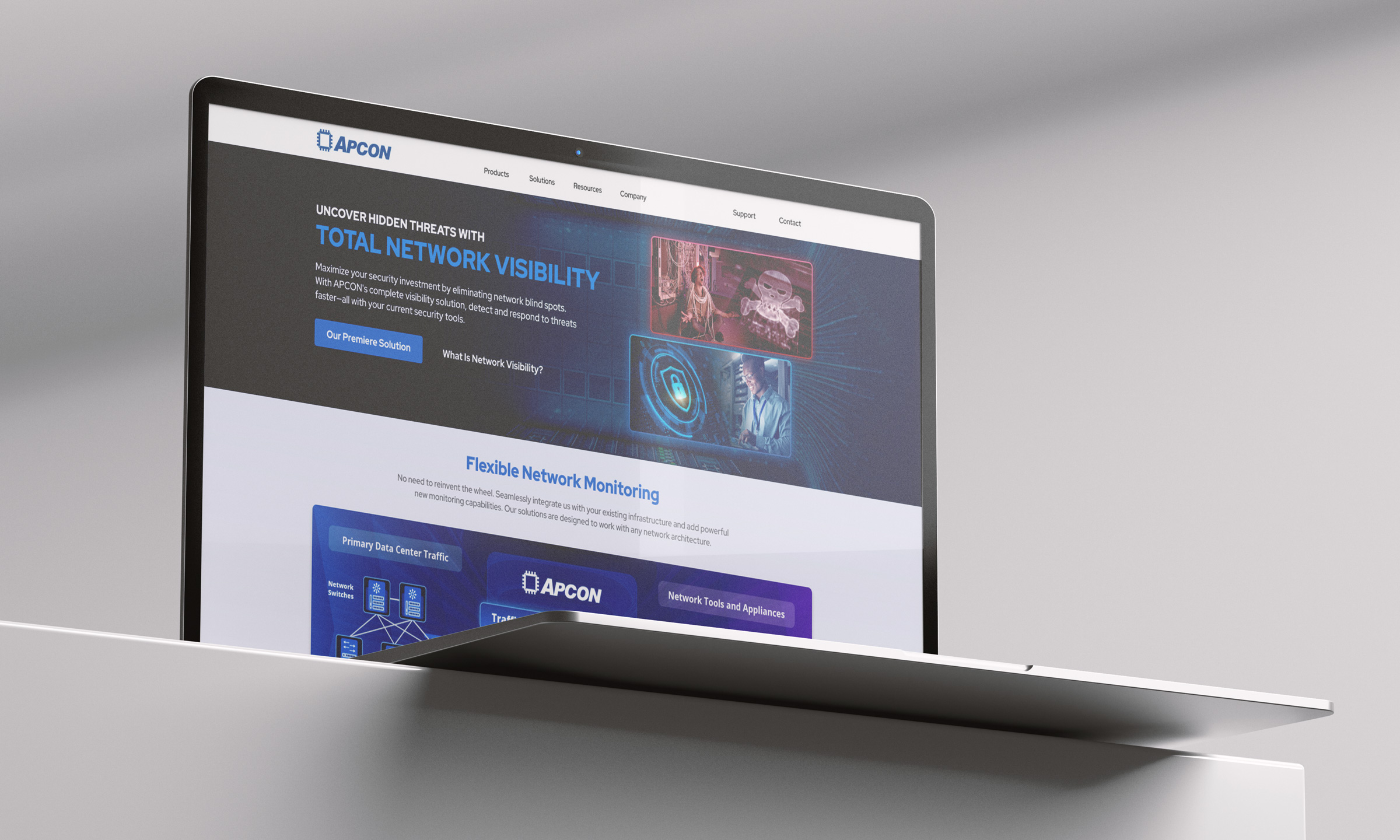Laptop-w-website